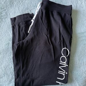 Calvin Klein Black Lounge Pants
